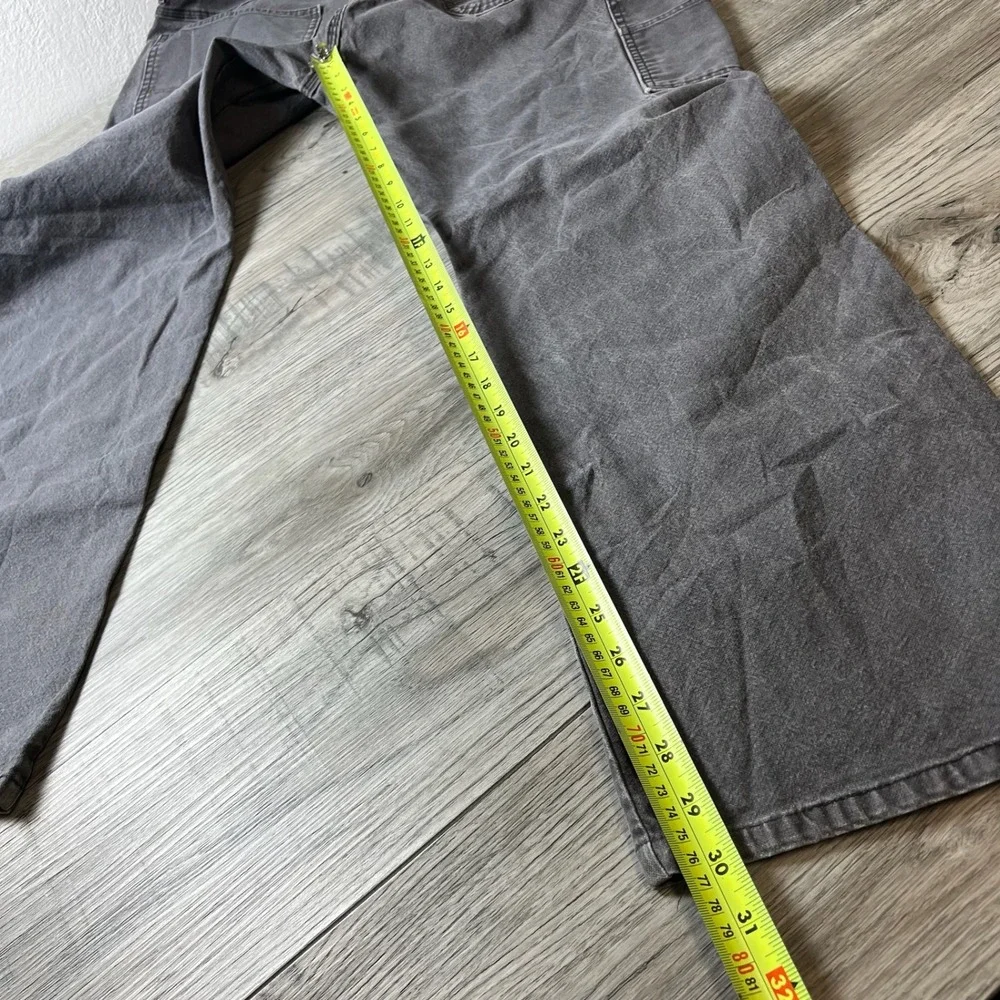 Genuine Dickies Carpenter Pants Mens‎ 38x32 Gray Utility Workwear Straight Leg